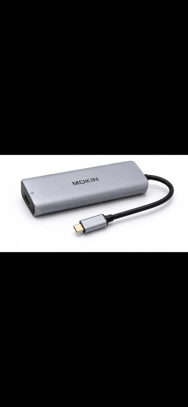 MOKiN MOUC0304 USB-C Multiport Hub Adapter with Dual HDMI, DP, and Card Readers